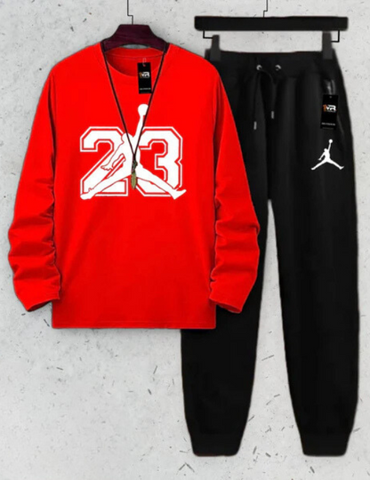 Jordan Printed Full Sleeves Tracksuit