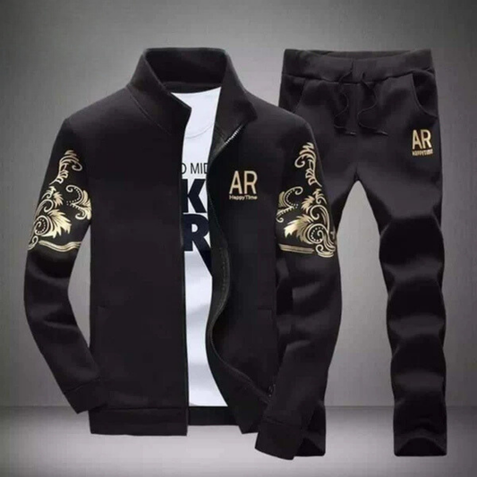 Winter AR Black Bomber Tracksuit