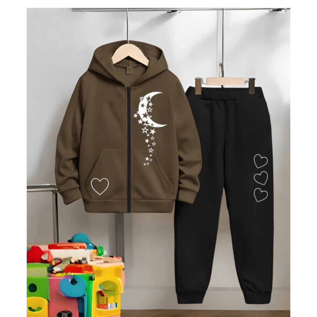 Zipper Hoodie Set for Kids