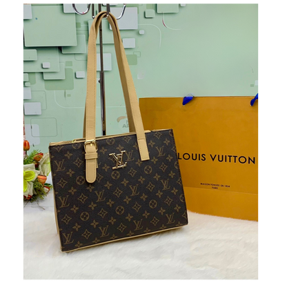 Premium Louis Vuitton Tote Bag in Soft PU Leather