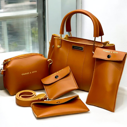 Charles and Keith 5-Piece Handbag Set