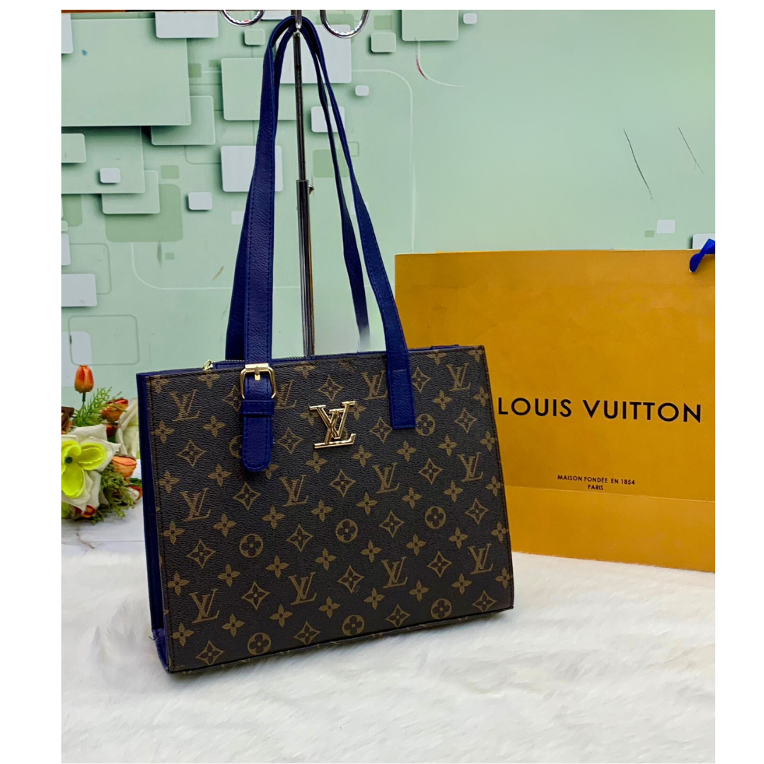 Premium Louis Vuitton Tote Bag in Soft PU Leather