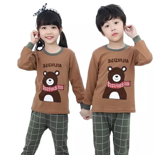 Stylish Bear Kids Summer Night Suit