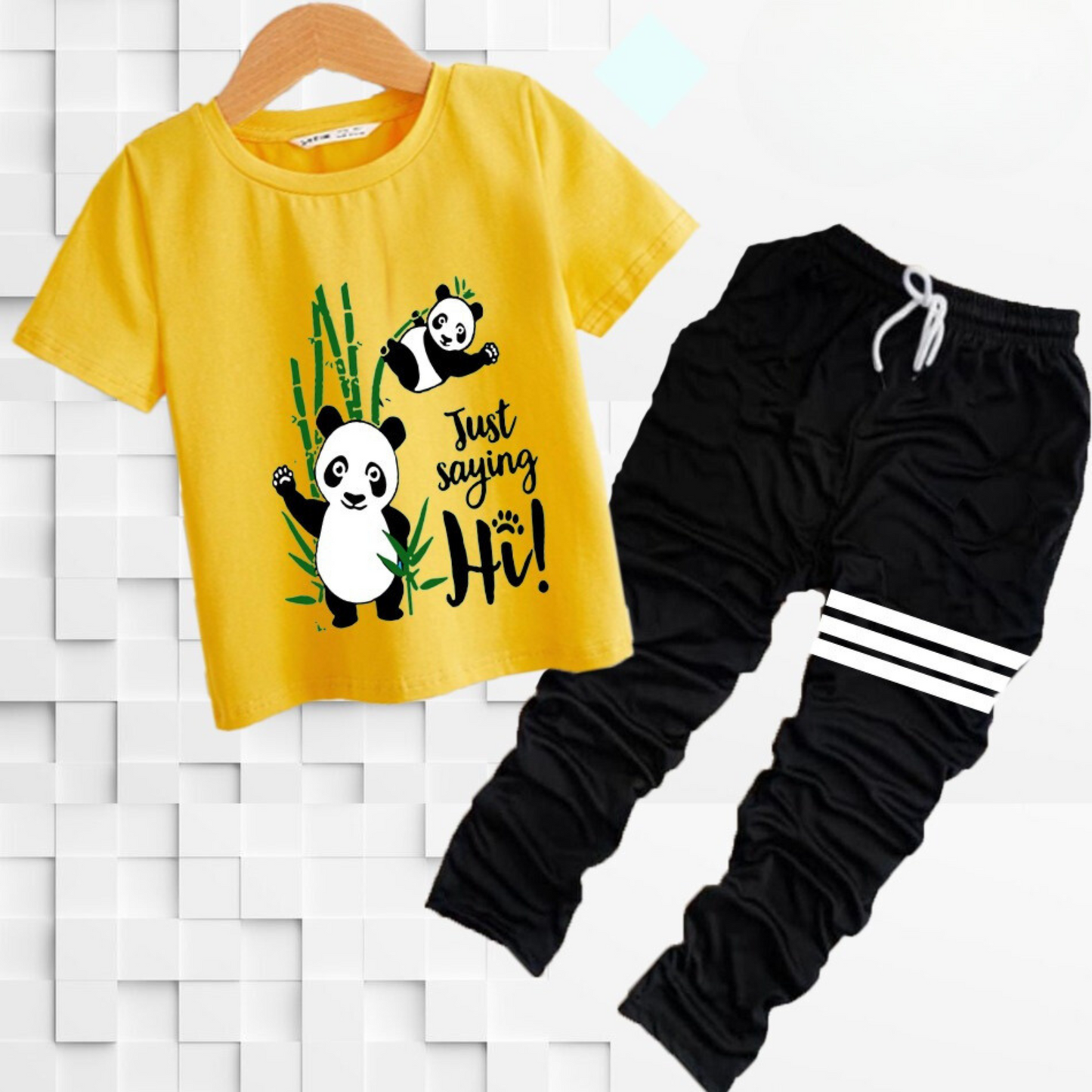 Hunz Kids Printed Tracksuit Set