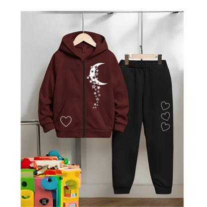 Zipper Hoodie Set for Kids