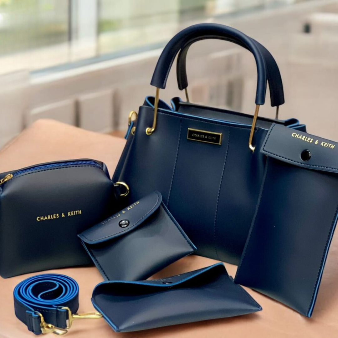 Charles and Keith 5-Piece Handbag Set