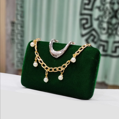 Velvet Clutch Bag