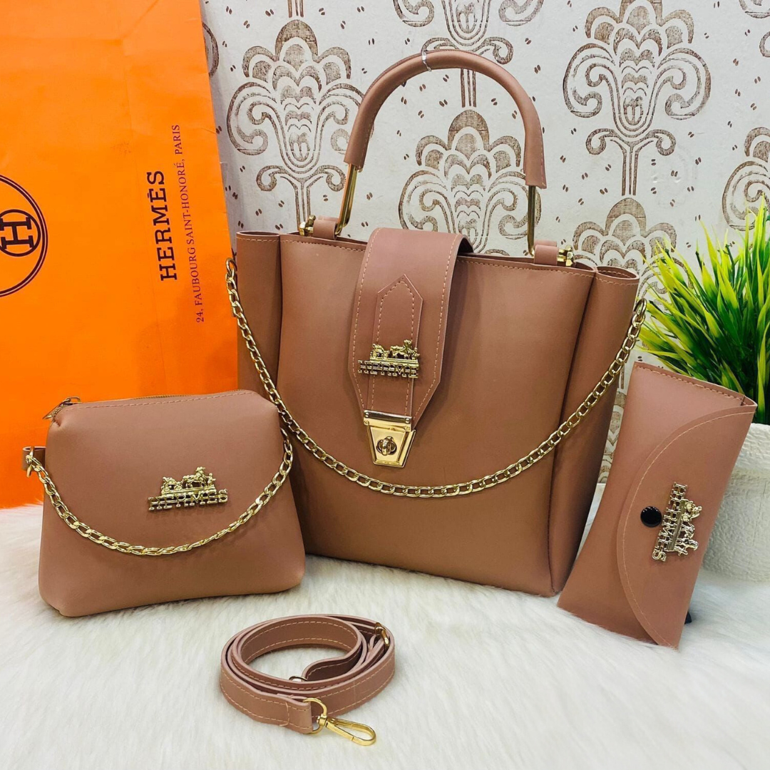 Hermes 3-Piece Shoulder Bag Set – Supreme AAA Quality