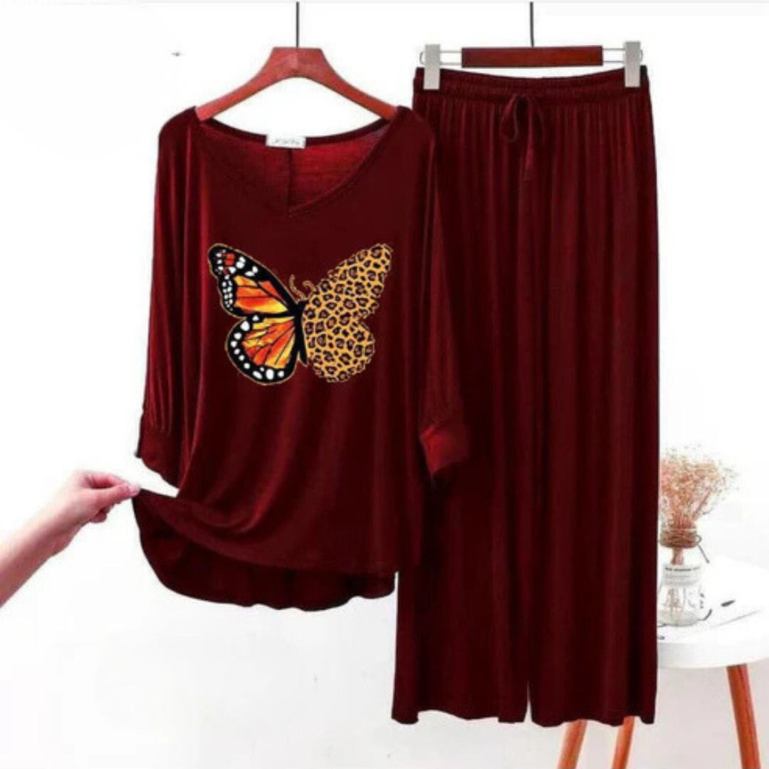 Glamorous Butterfly Night Suit