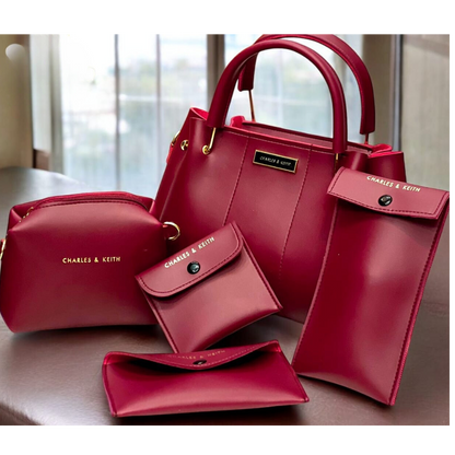 Charles and Keith 5-Piece Handbag Set