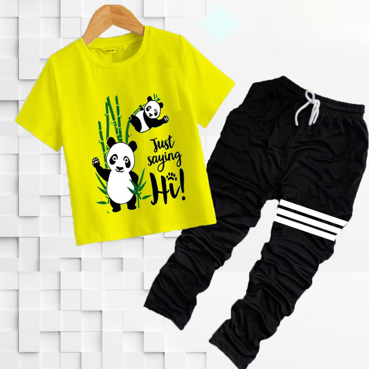 Hunz Kids Printed Tracksuit Set