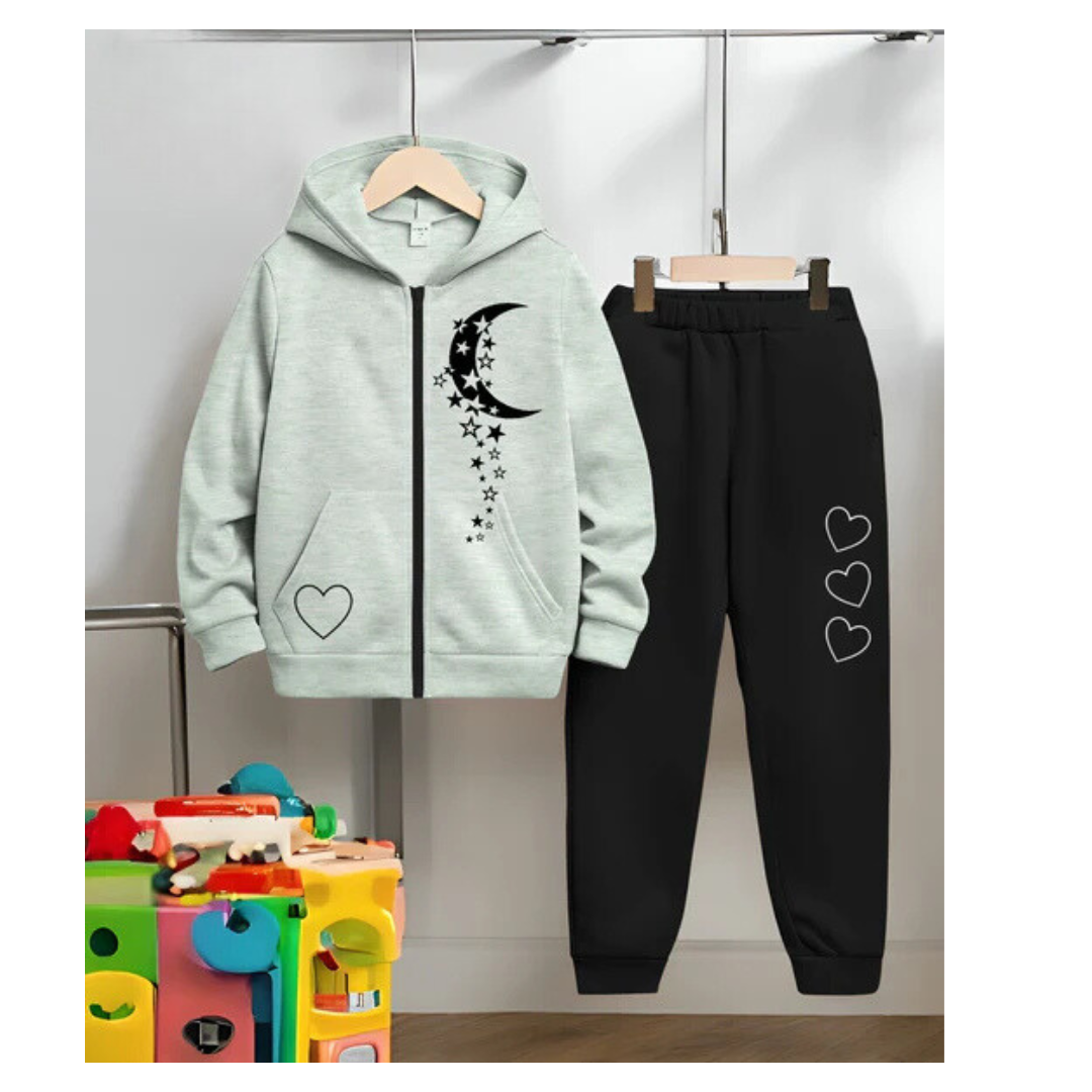 Zipper Hoodie Set for Kids