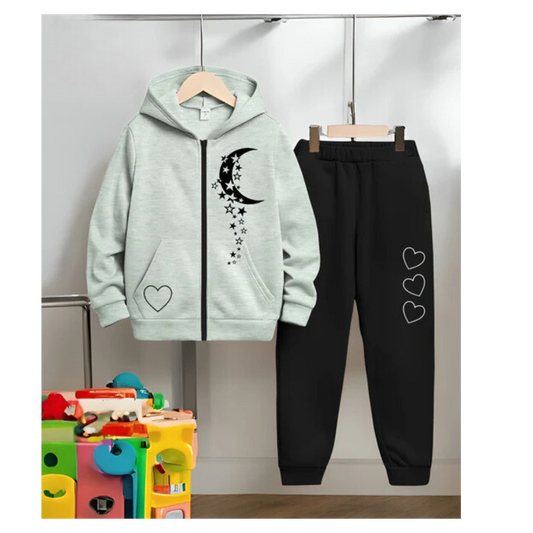 Zipper Hoodie Set for Kids