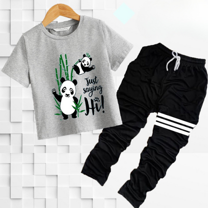 Hunz Kids Printed Tracksuit Set