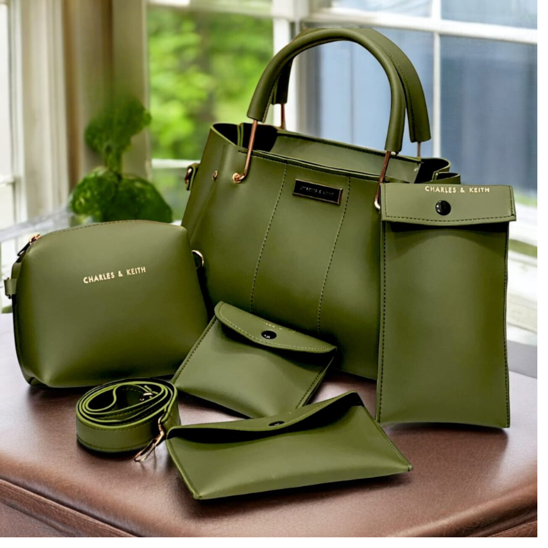 Charles and Keith 5-Piece Handbag Set