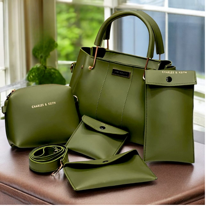 Charles and Keith 5-Piece Handbag Set