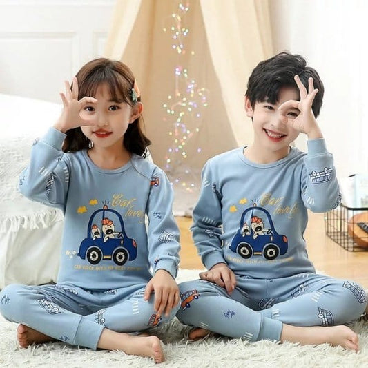 Car Kids Summer Night Suit