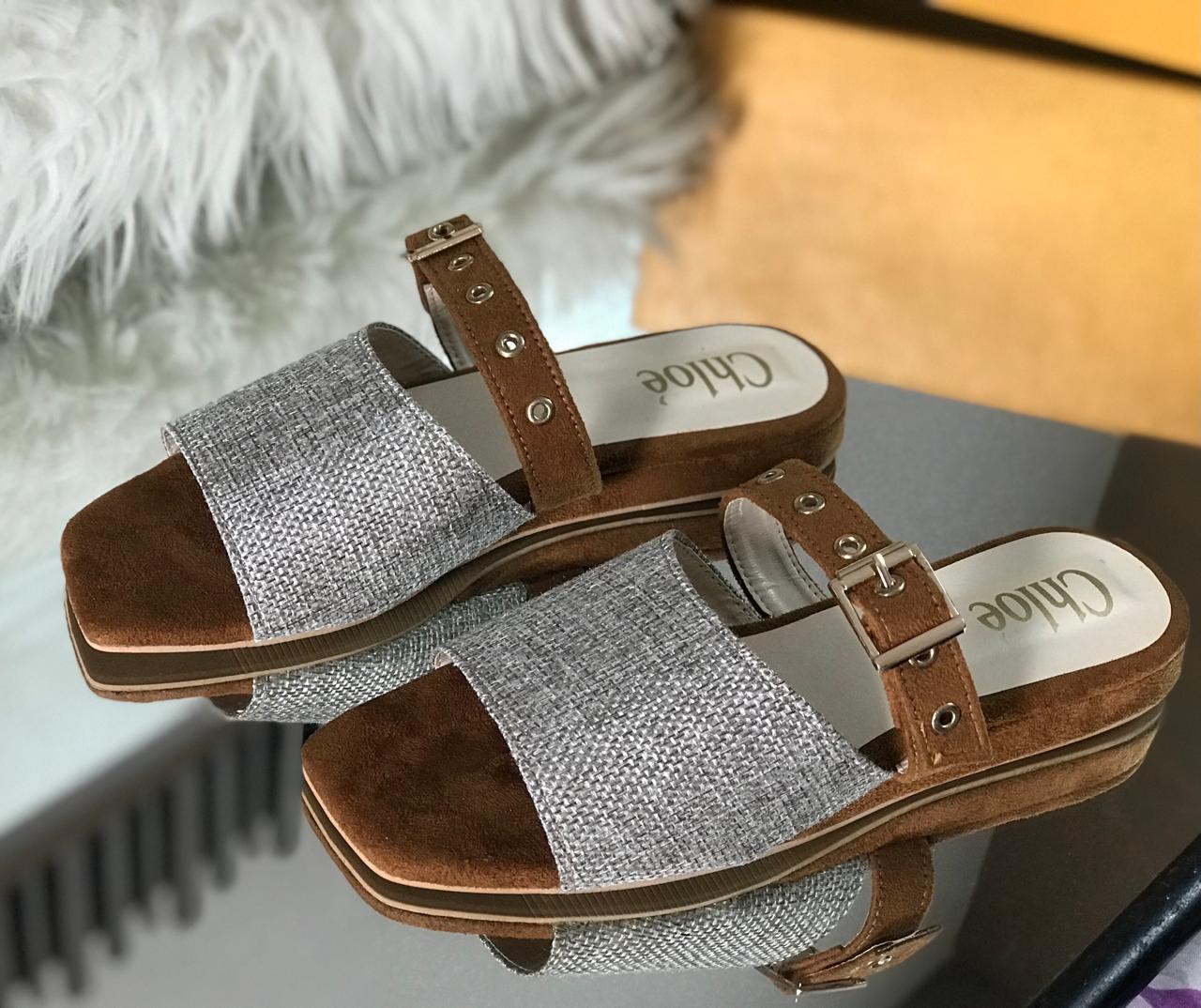 Chloé Stylish Fur Slippers