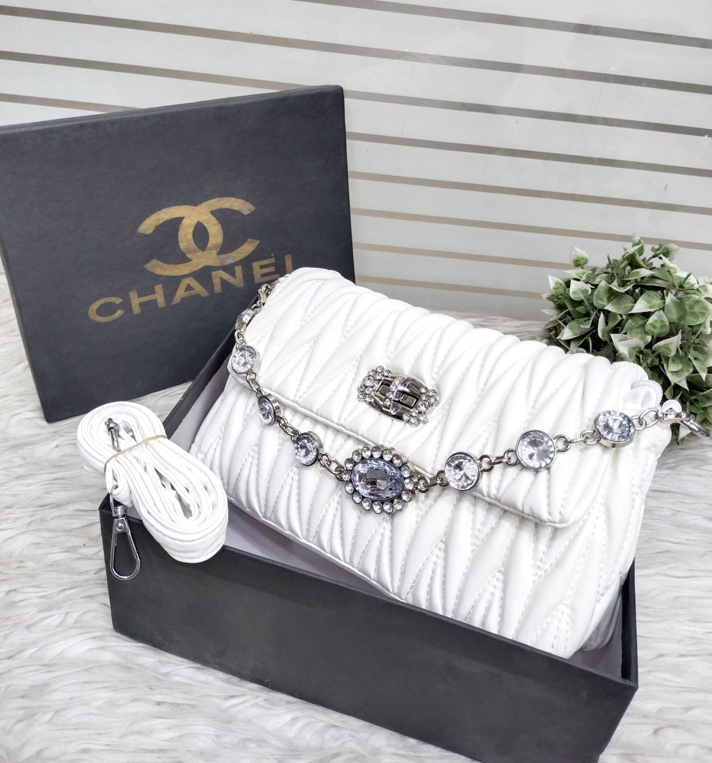 Chanel Pearl Clutch Bag