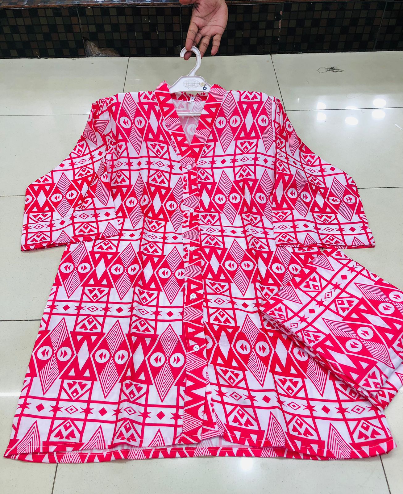 Trendy by Grace Garments: 2-Piece Printed Swiss Lawn Suit