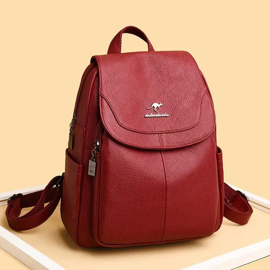 KANGROO Leather Backpack Aster