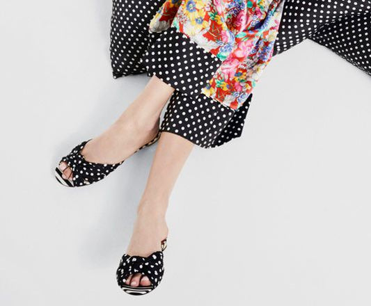 Menorca Mixed Print Flat Slide Sandals by AQUAZZURA x Racil