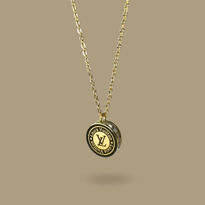 Vintage-Inspired Louis Vuitton Locket Necklace