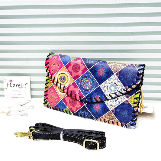 Stylish Handmade Ethnic Print Hand Clutch