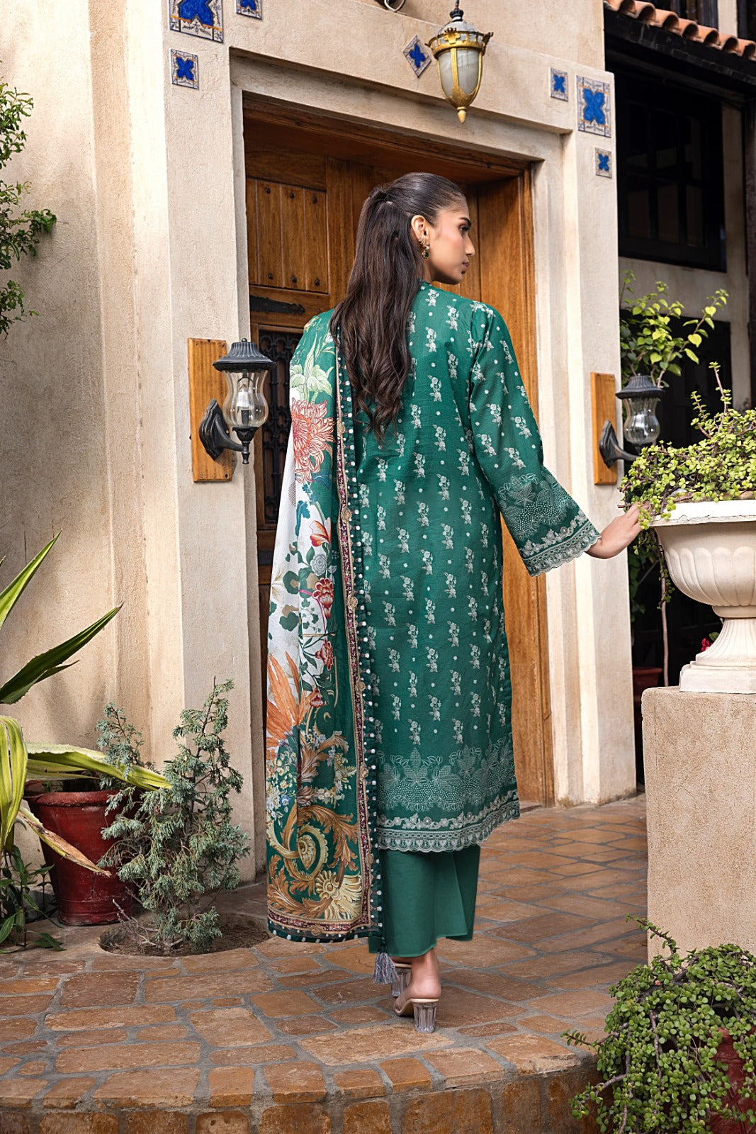 Lakhany Unstitched Lawn Collection – 3 Piece Set