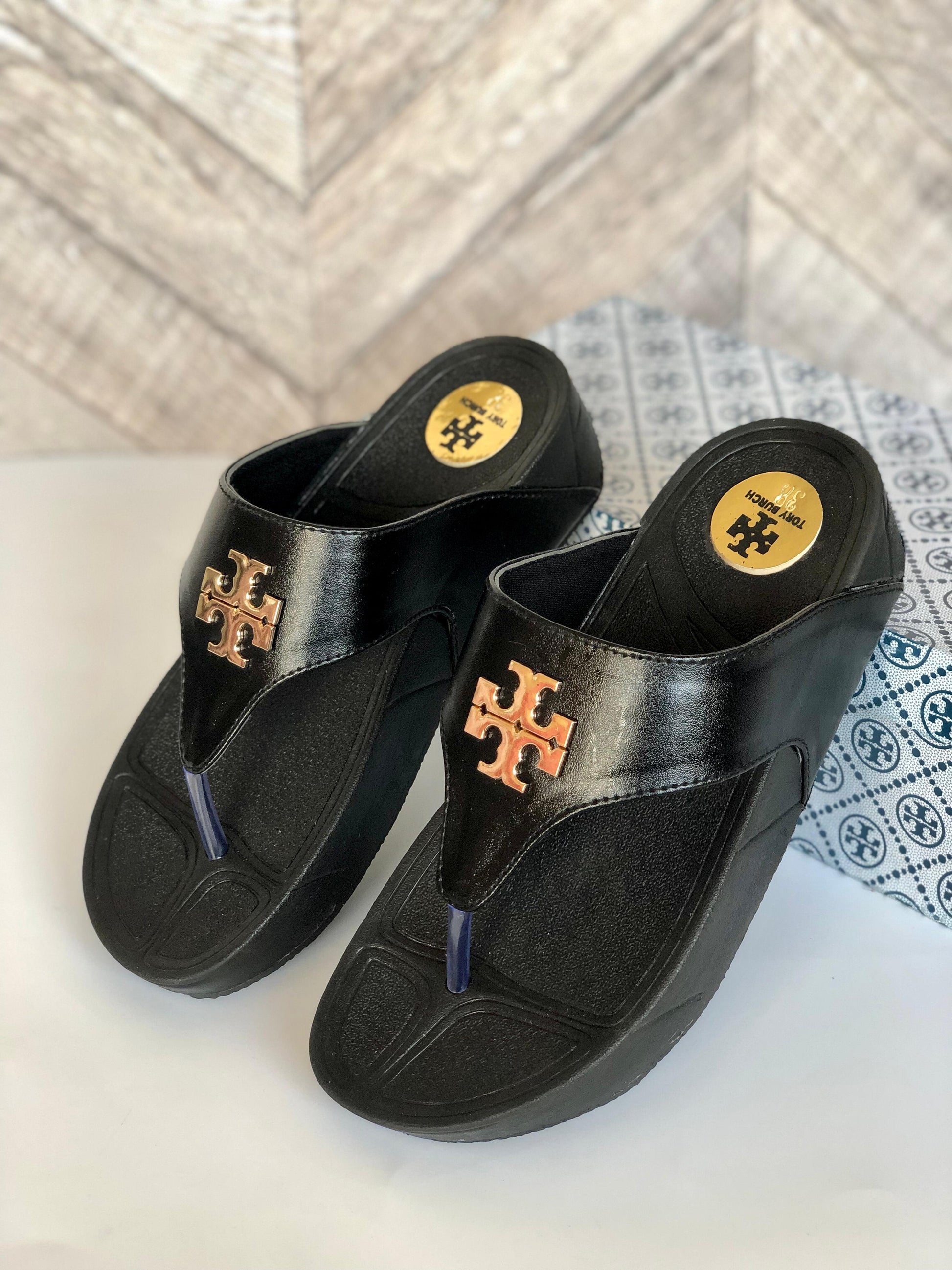 Tory Burch T Flip-Flops with Logo