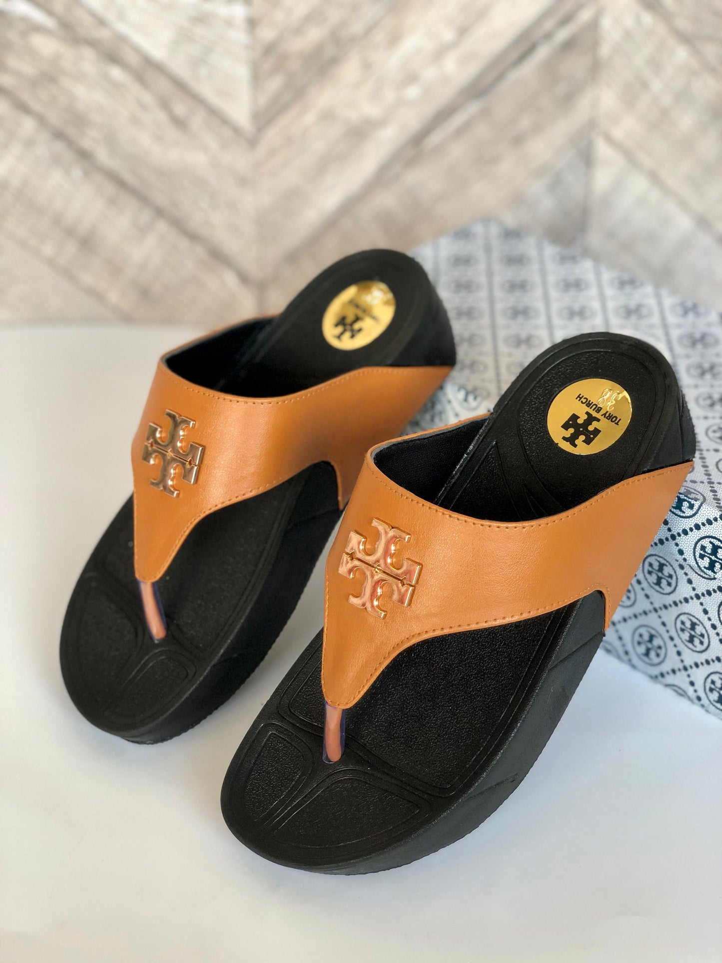 Tory Burch T Flip-Flops with Logo