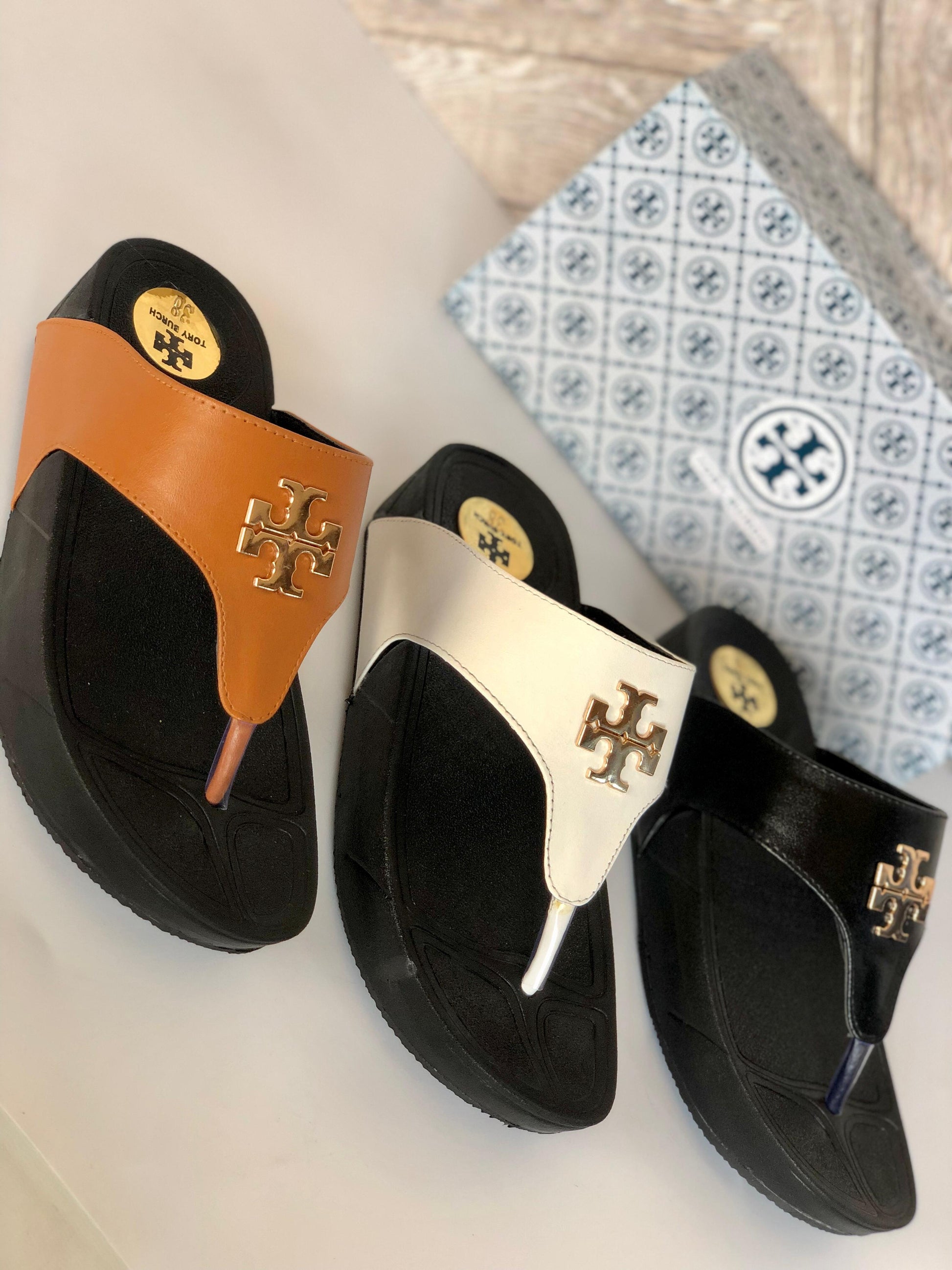 Tory Burch T Flip-Flops with Logo