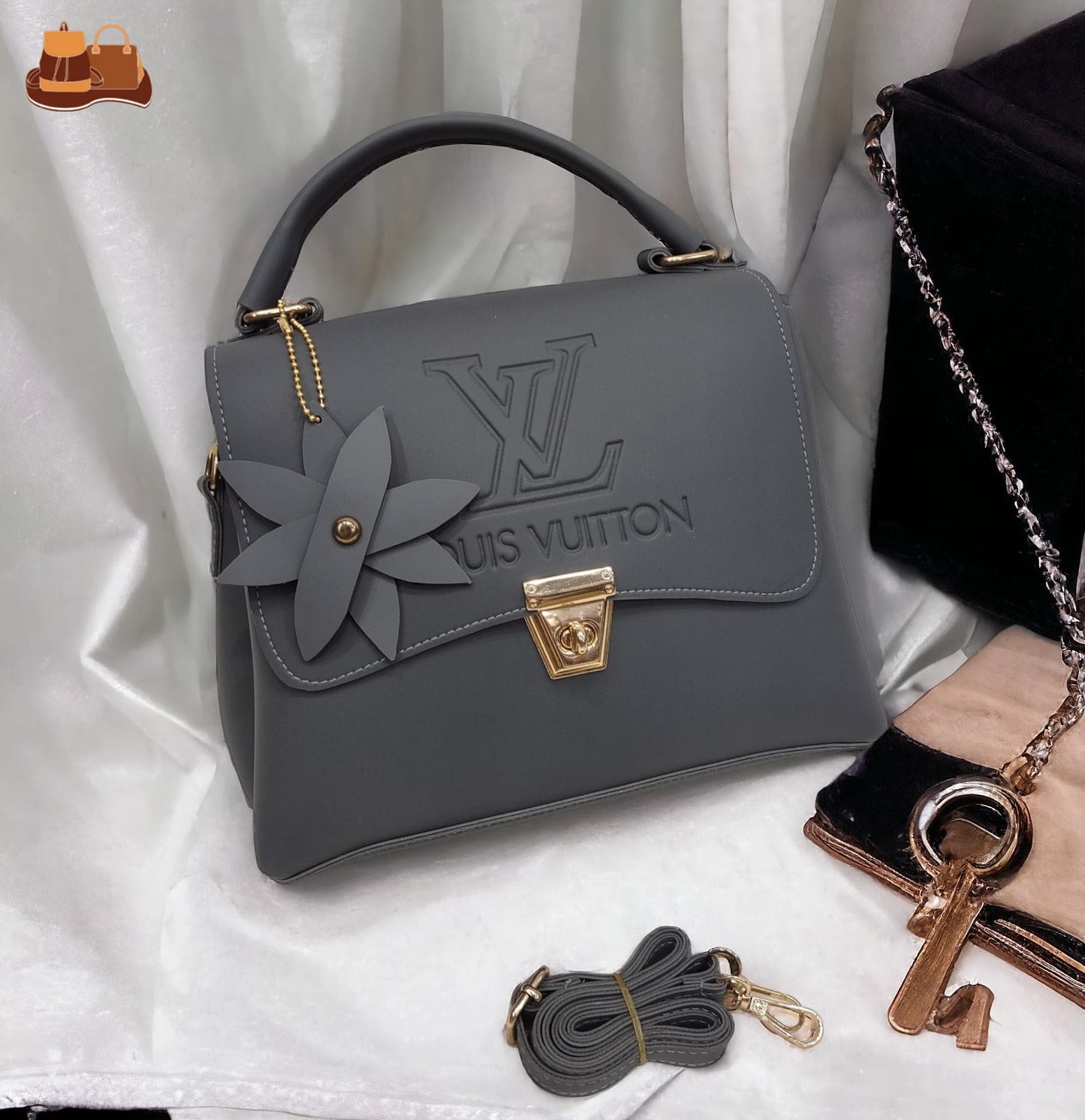 Louis Vuitton Crossbody Bag with Adjustable Strap 