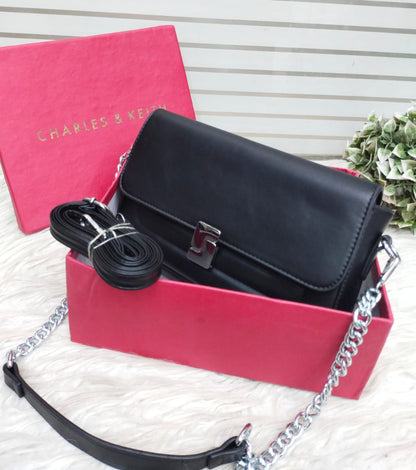 Chic Charles & Keith Designer Crossbody Bag