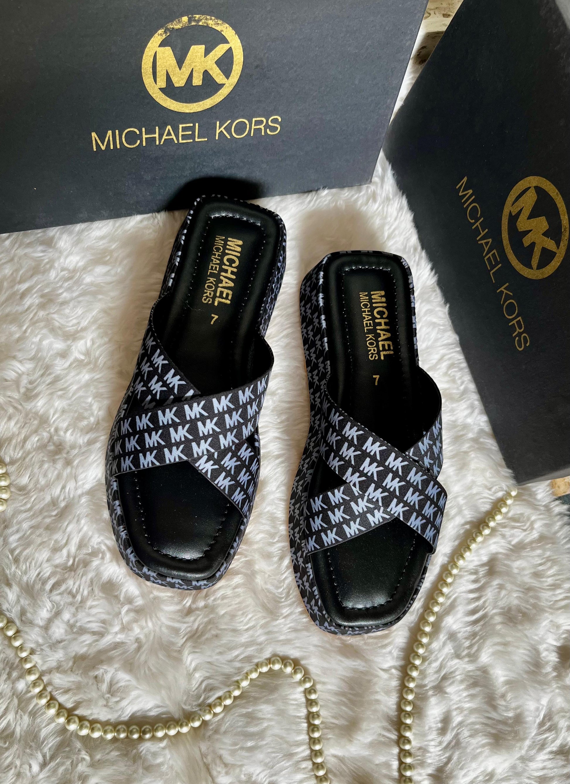 Michael Kors Cross Slip-On Wedges