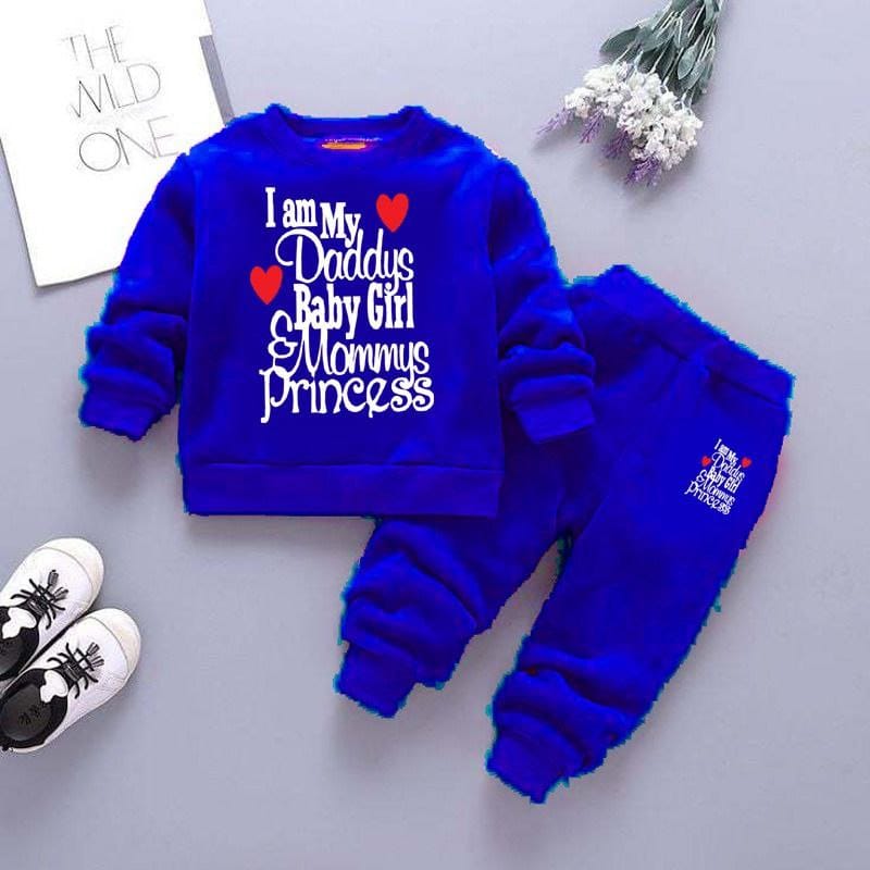 Mommy's Princes Printed Sweat Style Winter 2-Piece