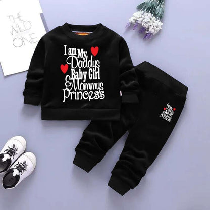 Mommy's Princes Printed Sweat Style Winter 2-Piece