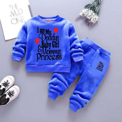 Mommy's Princes Printed Sweat Style Winter 2-Piece