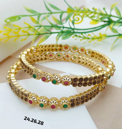 Zarcon Indian Kary Bangle Set – 2 Pieces